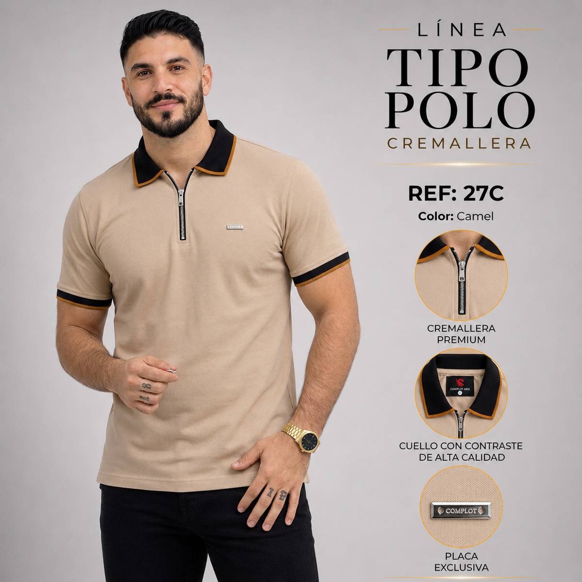 Camiseta Tipo Polo COMPLOT REF: 00