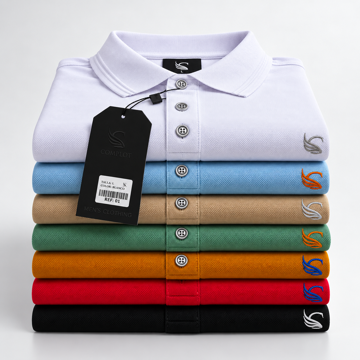 Tipo Polo Botones Ref 01